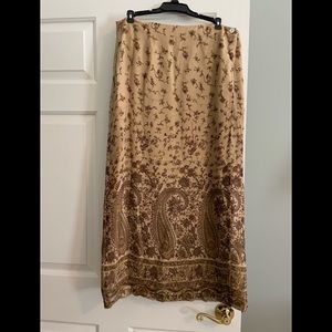 Charter Club Wrap maxi skirt. Size XL